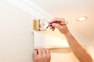 Pose de papier peint à Esnandes — revêtements muraux et toiles de verre